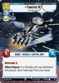 Tantive IV - Carrying Hope (Hyperspace Foil) - A Lawless Time - Star Wars: Unlimited card