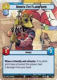 Boonta Eve Flagbearer (Hyperspace Foil) - A Lawless Time - Star Wars: Unlimited card