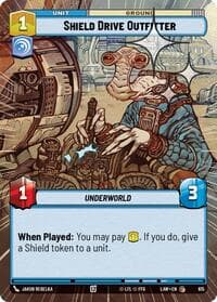 Shield Drive Outfitter (Hyperspace Foil) - A Lawless Time - Star Wars: Unlimited card