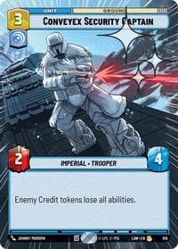 Conveyex Security Captain (Hyperspace Foil) - A Lawless Time - Star Wars: Unlimited card
