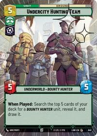 Undercity Hunting Team (Hyperspace Foil) - A Lawless Time - Star Wars: Unlimited card