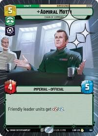 Admiral Motti - Chain of Command (Hyperspace Foil) - A Lawless Time - Star Wars: Unlimited card