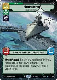 Intimidator - Citadel Overwatch (Hyperspace Foil) - A Lawless Time - Star Wars: Unlimited card