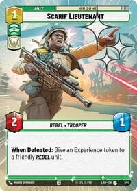 Scarif Lieutenant (Hyperspace Foil) - A Lawless Time - Star Wars: Unlimited card