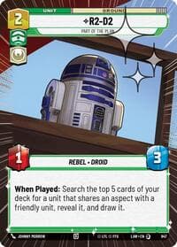 R2-D2 - Part of the Plan (Hyperspace Foil) - A Lawless Time - Star Wars: Unlimited card