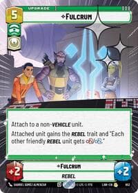 Fulcrum (Hyperspace Foil) - A Lawless Time - Star Wars: Unlimited card
