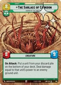 The Sarlacc of Carkoon - Horror of the Dune Sea (Hyperspace Foil) - A Lawless Time - Star Wars: Unlimited card