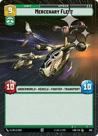 Mercenary Fleet (Hyperspace Foil) - A Lawless Time - Star Wars: Unlimited card