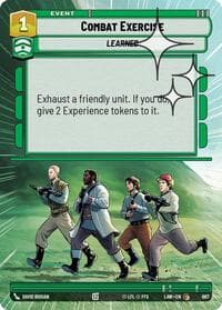Combat Exercise (Hyperspace Foil) - A Lawless Time - Star Wars: Unlimited card