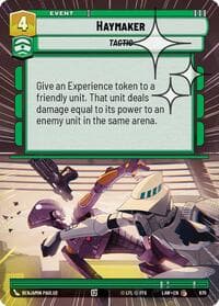 Haymaker (Hyperspace Foil) - A Lawless Time - Star Wars: Unlimited card