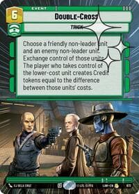 Double-Cross (Hyperspace Foil) - A Lawless Time - Star Wars: Unlimited card