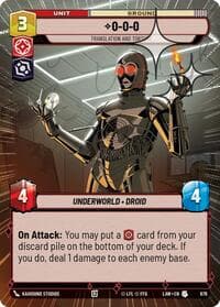 0-0-0 - Translation and Torture (Hyperspace Foil) - A Lawless Time - Star Wars: Unlimited card