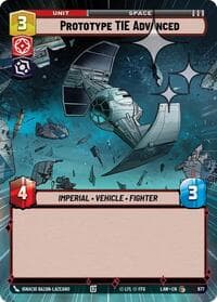 Prototype TIE Advanced (Hyperspace Foil) - A Lawless Time - Star Wars: Unlimited card