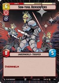 Son-tuul Berserkers (Hyperspace Foil) - A Lawless Time - Star Wars: Unlimited card
