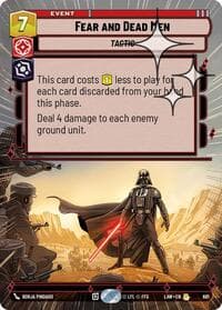 Fear and Dead Men (Hyperspace Foil) - A Lawless Time - Star Wars: Unlimited card