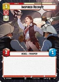 Inspired Recruit (Hyperspace Foil) - A Lawless Time - Star Wars: Unlimited card