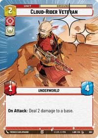 Cloud-Rider Veteran (Hyperspace Foil) - A Lawless Time - Star Wars: Unlimited card