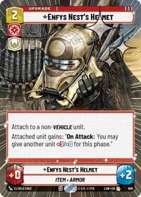 Enfys Nest's Helmet (Hyperspace Foil) - A Lawless Time - Star Wars: Unlimited card