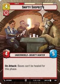 Shifty Suspects (Hyperspace Foil) - A Lawless Time - Star Wars: Unlimited card