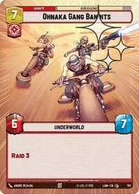 Ohnaka Gang Bandits (Hyperspace Foil) - A Lawless Time - Star Wars: Unlimited card