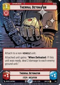 Thermal Detonator (Hyperspace Foil) - A Lawless Time - Star Wars: Unlimited card