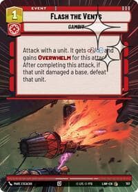 Flash the Vents (Hyperspace Foil) - A Lawless Time - Star Wars: Unlimited card