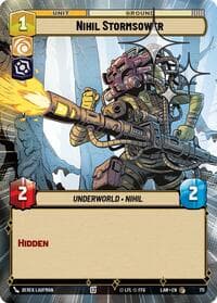 Nihil Stormsower (Hyperspace Foil) - A Lawless Time - Star Wars: Unlimited card