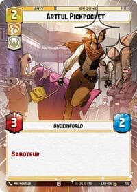 Artful Pickpocket (Hyperspace Foil) - A Lawless Time - Star Wars: Unlimited card