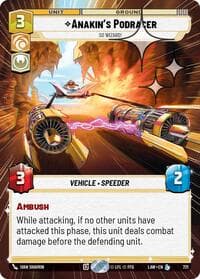 Anakin's Podracer - So Wizard! (Hyperspace Foil) - A Lawless Time - Star Wars: Unlimited card
