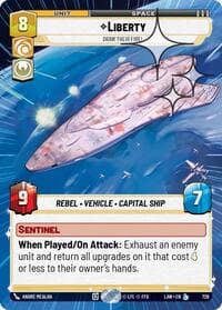 Liberty - Draw Their Fire! (Hyperspace Foil) - A Lawless Time - Star Wars: Unlimited card