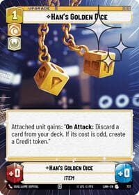 Han's Golden Dice (Hyperspace Foil) - A Lawless Time - Star Wars: Unlimited card