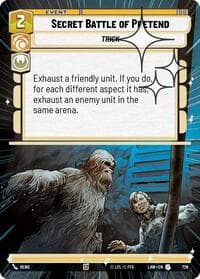 Secret Battle of Pretend (Hyperspace Foil) - A Lawless Time - Star Wars: Unlimited card