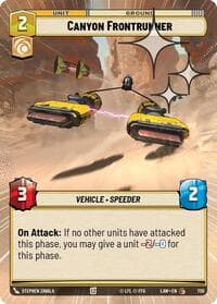 Canyon Frontrunner (Hyperspace Foil) - A Lawless Time - Star Wars: Unlimited card