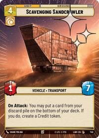 Scavenging Sandcrawler (Hyperspace Foil) - A Lawless Time - Star Wars: Unlimited card