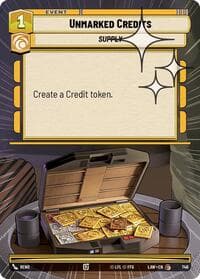 Unmarked Credits (Hyperspace Foil) - A Lawless Time - Star Wars: Unlimited card