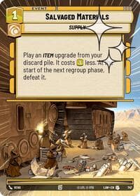 Salvaged Materials (Hyperspace Foil) - A Lawless Time - Star Wars: Unlimited card