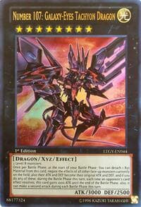 Number 107: Galaxy-Eyes Tachyon Dragon - Lord of the Tachyon Galaxy - YuGiOh card