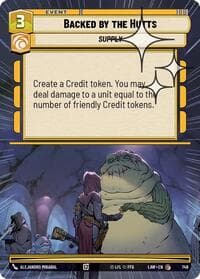 Backed by the Hutts (Hyperspace Foil) - A Lawless Time - Star Wars: Unlimited card