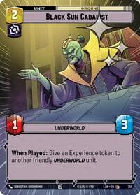 Black Sun Cabalist (Hyperspace Foil) - A Lawless Time - Star Wars: Unlimited card