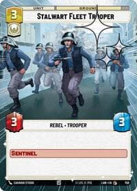 Stalwart Fleet Trooper (Hyperspace Foil) - A Lawless Time - Star Wars: Unlimited card