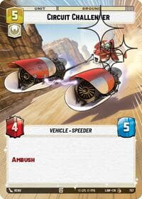 Circuit Challenger (Hyperspace Foil) - A Lawless Time - Star Wars: Unlimited card