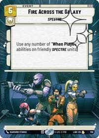 Fire Across the Galaxy (Hyperspace Foil) - A Lawless Time - Star Wars: Unlimited card