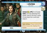 Jyn Erso - Time to Fight (Hyperspace) - A Lawless Time - Star Wars: Unlimited card