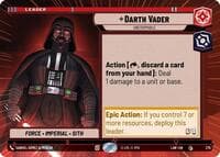 Darth Vader - Unstoppable (Hyperspace) - A Lawless Time - Star Wars: Unlimited card