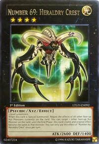 Number 69: Heraldry Crest - Lord of the Tachyon Galaxy - YuGiOh card