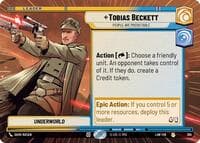 Tobias Beckett - People are Predictable (Hyperspace) - A Lawless Time - Star Wars: Unlimited card