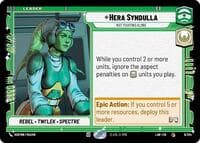 Hera Syndulla - Not Fighting Alone - A Lawless Time - Star Wars: Unlimited card