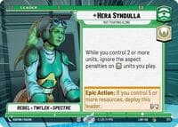 Hera Syndulla - Not Fighting Alone (Hyperspace) - A Lawless Time - Star Wars: Unlimited card