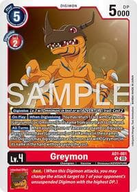 Greymon - AD1-001 - Advanced Booster Digimon Generation - Digimon Card Game card