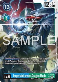 Imperialdramon: Dragon Mode - ST9-06 (Reprint) - Advanced Booster Digimon Generation - Digimon Card Game card